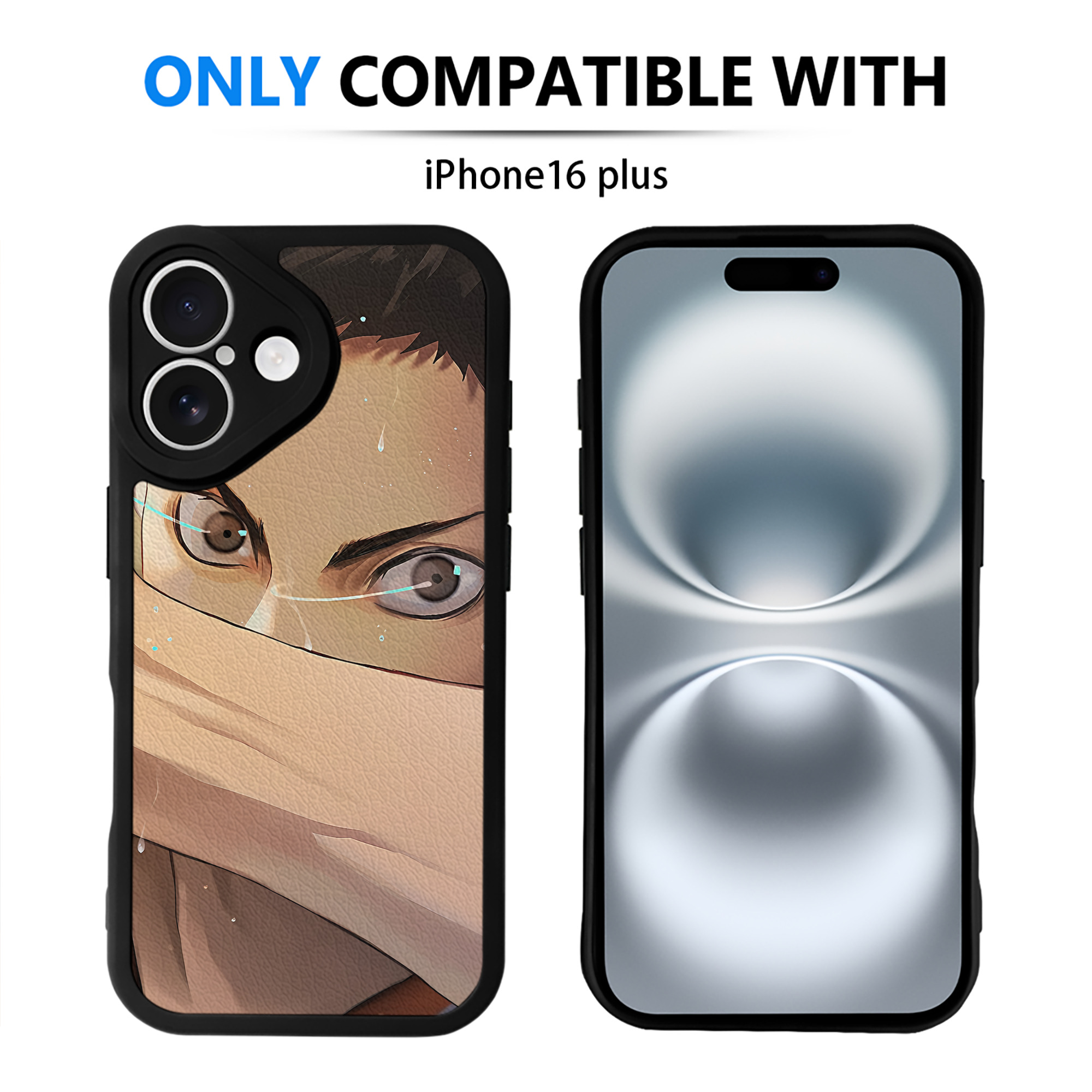 （画像用） ハイキュー!! Haikyu!! 【iPhone 16シリーズ対応】シリコンスマホケース（レザー調） 材質：シリコン